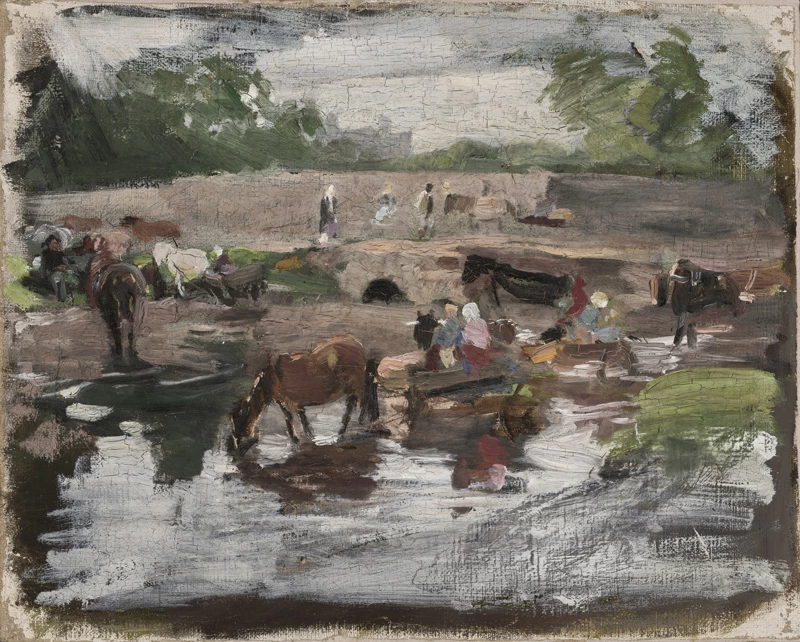 Abbeverare i cavalli - Art Museum of Estonia's painting collection, Tallinn